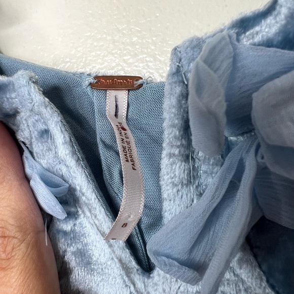 Free People Eva Mini Dress In Celestial size L - Picture 6 of 9